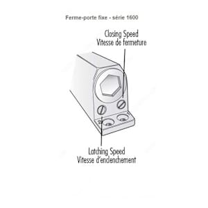 Door Closer Force n° 2, up to 45 kg