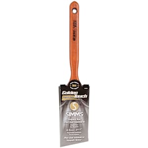 Pinceau angulaire Golden Touch en polyester et nylon 2 1/2 po