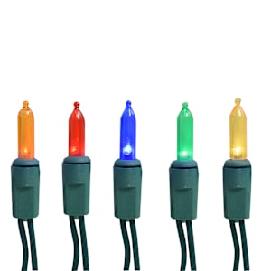 Jeu de 100 lumières miniatures en filet multicolore