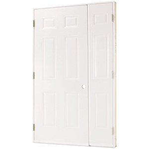 Shed Steel Door with Side Panel 50 in. LH