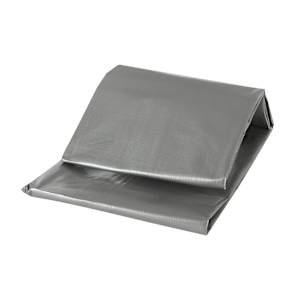 NEKTRA Industrial Tarp Grey 10 ft. x 12 ft.