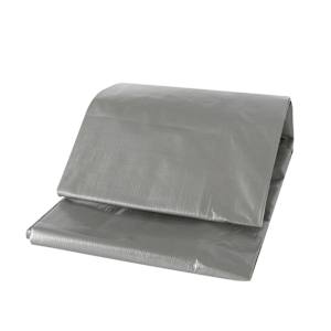NEKTRA Industrial Tarp Grey 8 ft. x 10 ft.