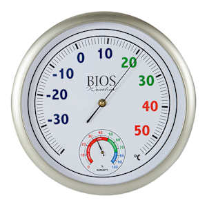 Thermometer with Hygrometer 11-3/4 in.