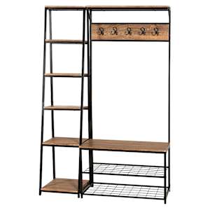Banc d'entrée avec étagère 47 1/4 po VERTUO