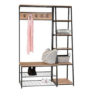 Banc d'entrée avec étagère 47 1/4 po VERTUO