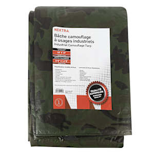 NEKTRA Camo Industrial Tarp 10 ft. x 15 ft.