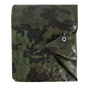 Bâche industrielle Camo 15 pi x 20 pi NEKTRA