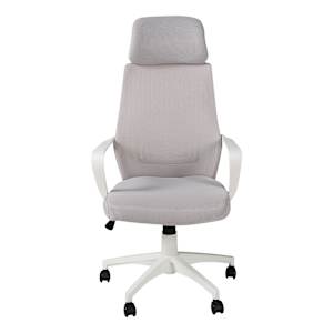 Chaise de bureau blanche et grise VERTUO