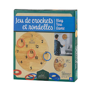 Jeu de crochets et rondelles
