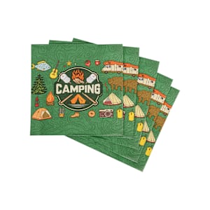 Serviettes de table camping Pqt/20