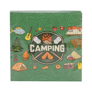Serviettes de table camping Pqt/20