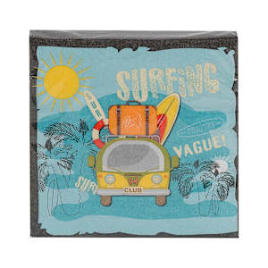 Serviettes de table Surf Pqt/20