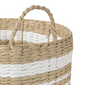 VERTUO Set of 2 Natural Fibres Storage Baskets