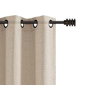 VERTUO Semi-Opaque Grommet Curtains Casa 54 in. x 84 in. Pkg/2