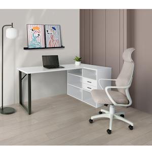 Bureau de travail en L Mango 63 po VERTUO