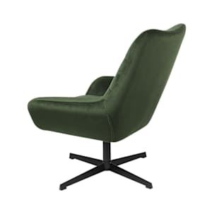 Fauteuil pivotant Oxford vert VERTUO