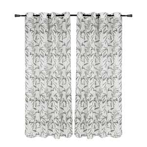 VERTUO Semi-Opaque Grommet Curtains Foresta 54 in. x 84 in. Pkg/2