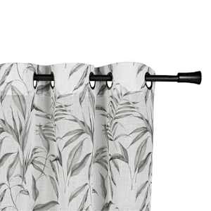 VERTUO Semi-Opaque Grommet Curtains Foresta 54 in. x 84 in. Pkg/2