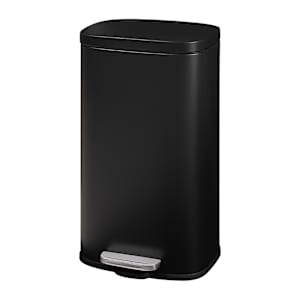 NEKTRA Step Trash Bin Black 30 L