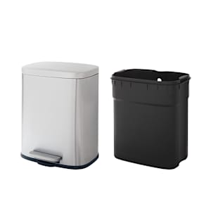 Poubelle à pédale acier inoxydable 20 L NEKTRA