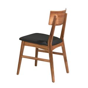 Chaise de salle à manger Acacia noire ASTELLA