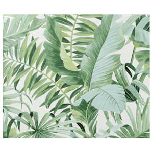 Papier peint Peler & Coller feuilles tropicales