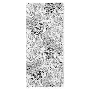 Papier peint Peler & Coller jardin noir et blanc