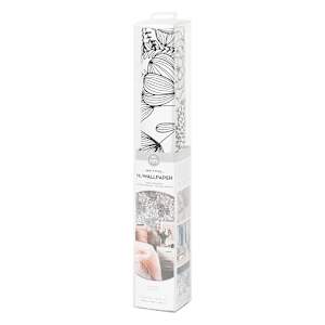 Papier peint Peler & Coller jardin noir et blanc