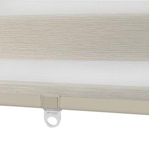 VERTUO Alternating Strip Roller Blind 33 in. x 84 in. Beige