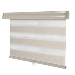 Toile à rouleau à bandes alternées 44 po x 84 po beige VERTUO