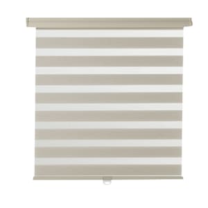 Toile à rouleau à bandes alternées 72 po x 84 po beige VERTUO