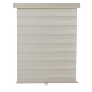 Toile à rouleau à bandes alternées 72 po x 84 po beige VERTUO