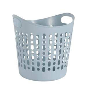 Plastic Laundry Basket Blue 32 L