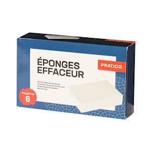 Éponge effaceur Pqt/6