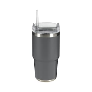 Verre isotherme avec paille gris 591 ml