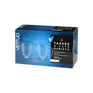 Ensemble de 2 tasses à café Barista 350 ml VERTUO