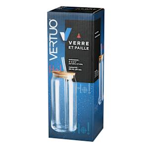 VERTUO Glass and Straw 591 ml