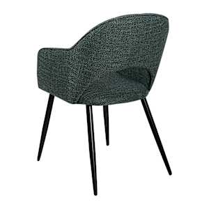 Chaise de salle à manger Elena verte VERTUO
