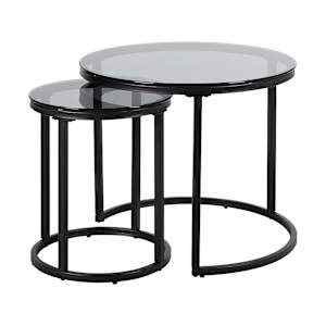 Ensemble de 2 tables d'appoint Jamie VERTUO