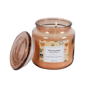 Bougie parfumée thé à la pêche 370 g
