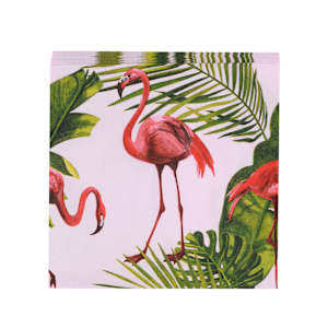 Serviettes de table flamants roses Pqt/20