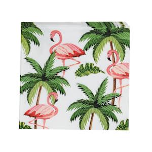 Serviettes de table flamants roses Pqt/20