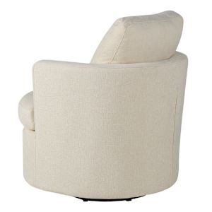Fauteuil pivotant Cosmo beige VERTUO