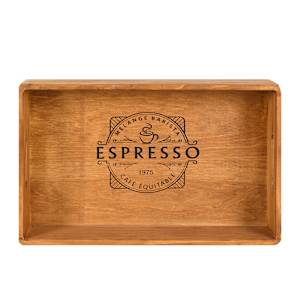 VERTUO Espresso Decorative Tray 15 in. X 9 1/2 in.