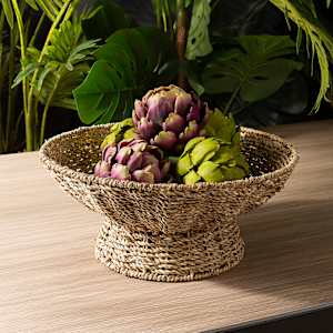 VERTUO Decorative Rattan Bowl