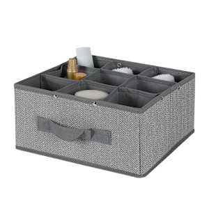 Modular Storage Basket Grey 10 5/8 in.