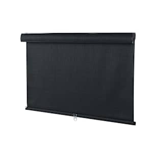 VERTUO Blackout Blind 33 in. x 84 in. Black