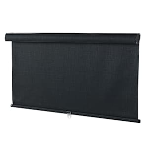 VERTUO Blackout Blind 44 in. x 84 in. Black