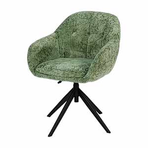 Chaise pivotante Mistral verte VERTUO