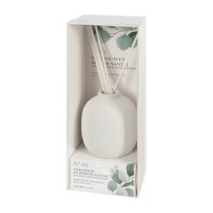 Diffuseur à roseaux géranium et bois de santal 100 ml
